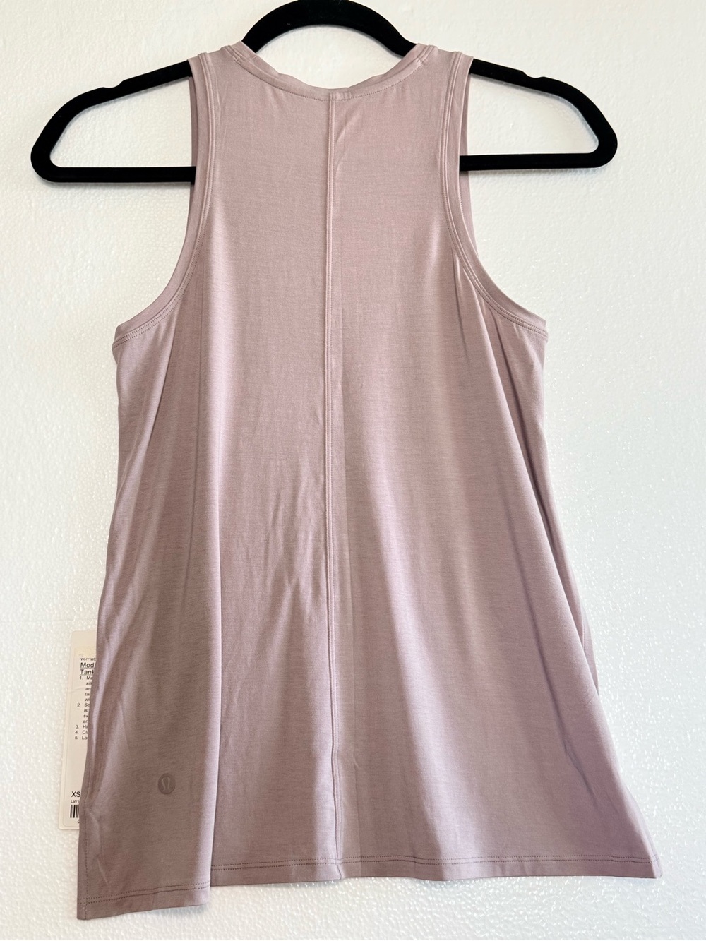 lululemon Modal Silk Side Slit Tank Mauve Dusk Pink Sleeveless Size XS - Picture 3 of 9